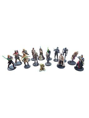 DISNEY STAR WARS LOT OF 15 PVC CAKE TOPPER FIGURES Birthday Party figures